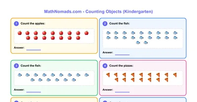 Counting Objects (11-20) worksheet preview
