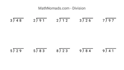 Division, With Remainder worksheet preview